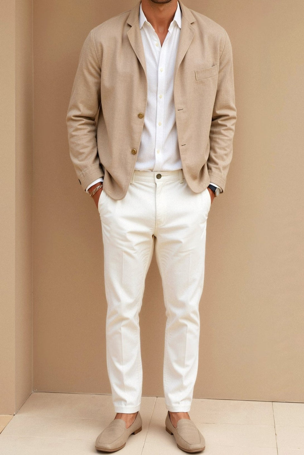 Teun | Versatile Casual Suit Jacket with Lapel Collar