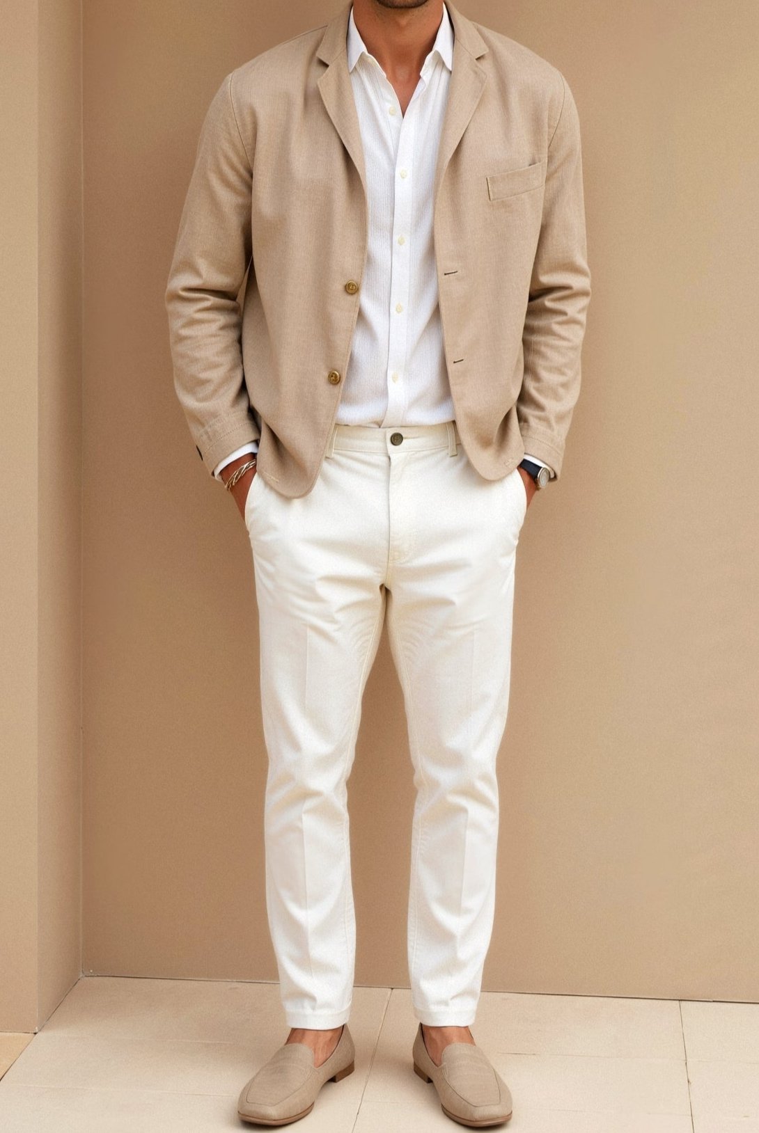 Teun | Versatile Casual Suit Jacket with Lapel Collar