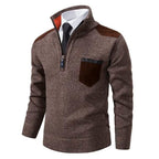Tiesto | Collared Cashmere Pullover with Chest Pocket