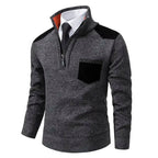 Tiesto | Collared Cashmere Pullover with Chest Pocket