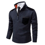 Tiesto | Collared Cashmere Pullover with Chest Pocket