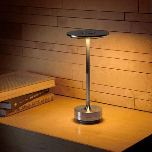 GlowBeam Wireless USB Table Lamp with Charging Capability