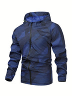 Tom | Men's Color Block Hooded Zip Jacket