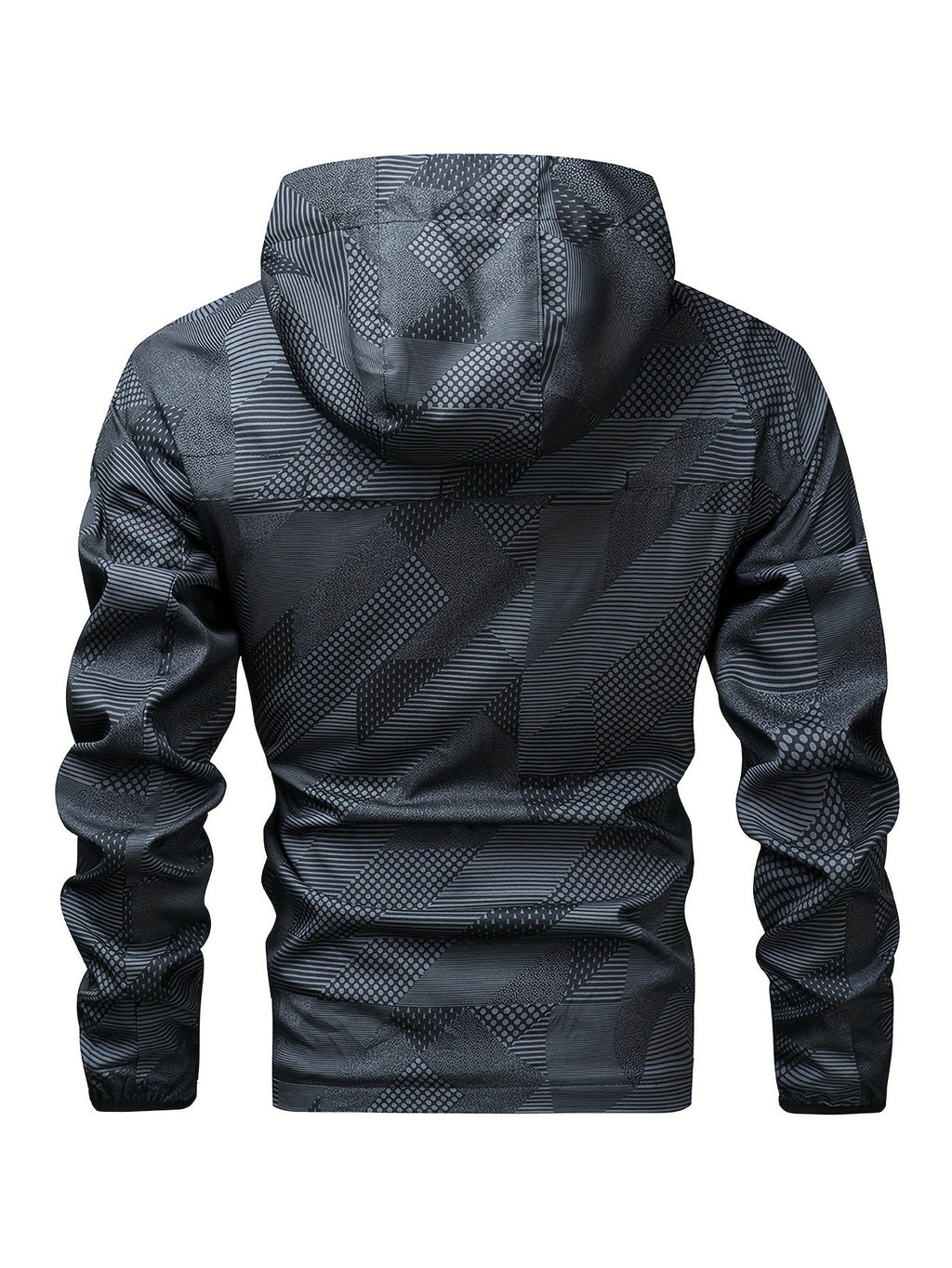 Tom | Men's Color Block Hooded Zip Jacket