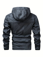 Tom | Men's Color Block Hooded Zip Jacket