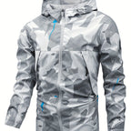 Tom | Men's Color Block Hooded Zip Jacket