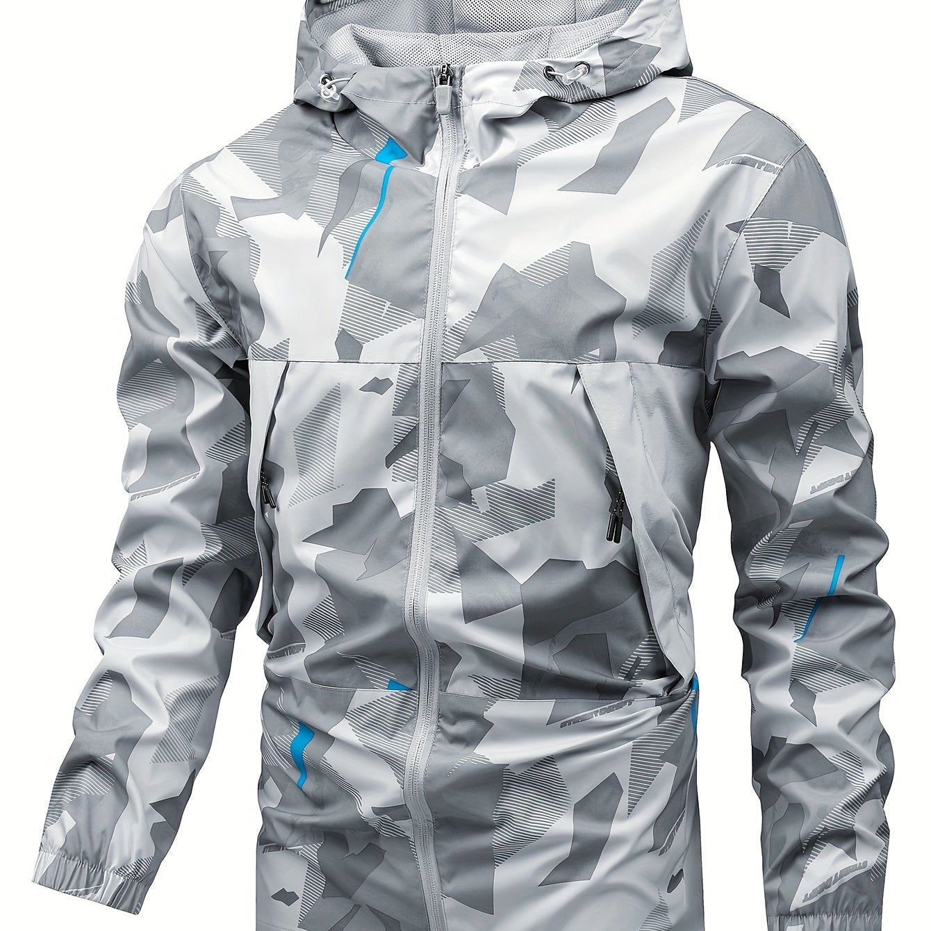 Tom | Men's Color Block Hooded Zip Jacket