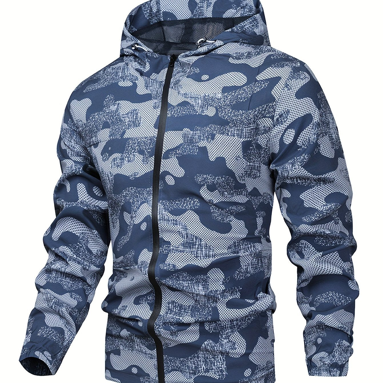 Tom | Men's Color Block Hooded Zip Jacket