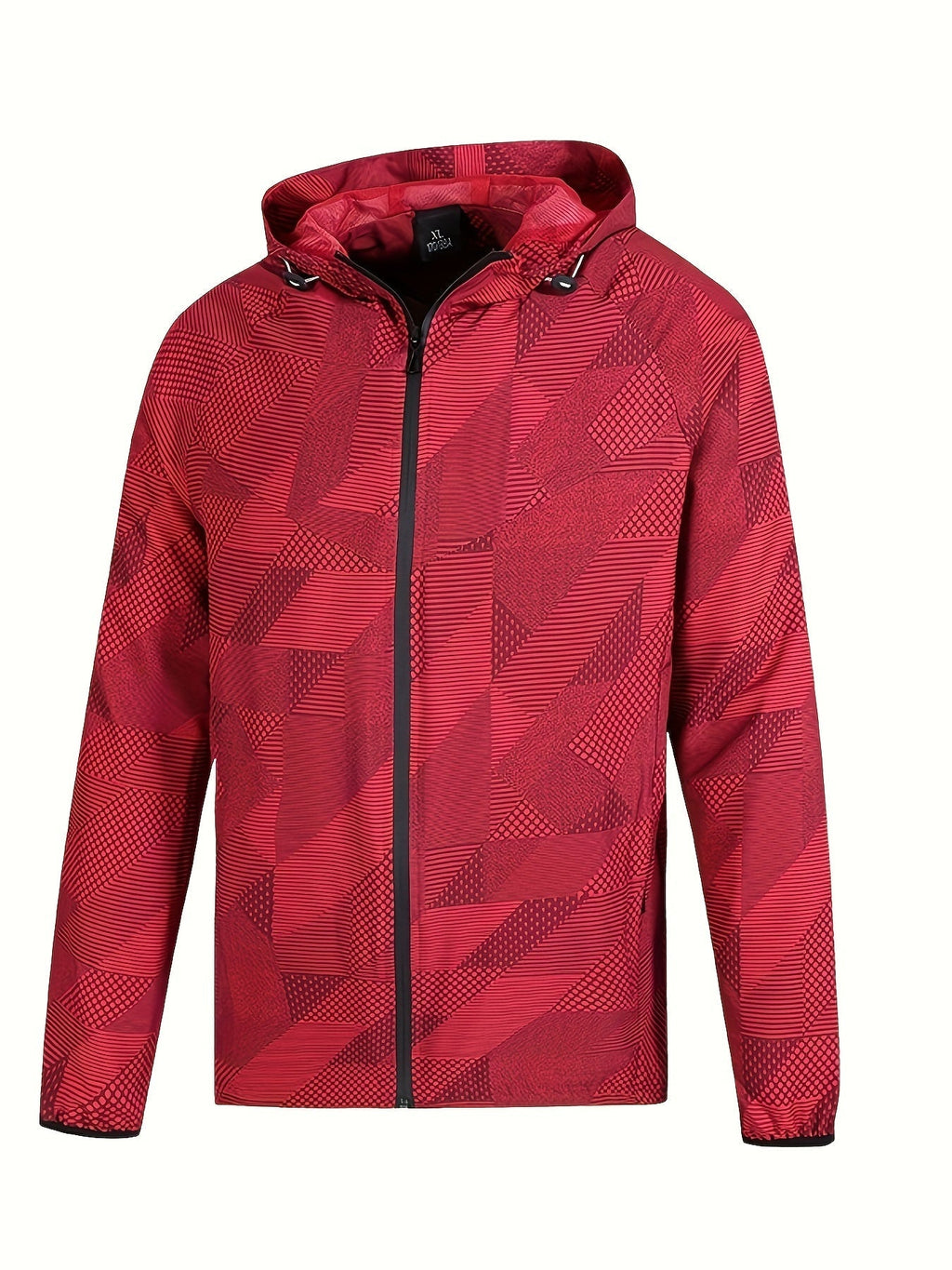 Tom | Men's Color Block Hooded Zip Jacket