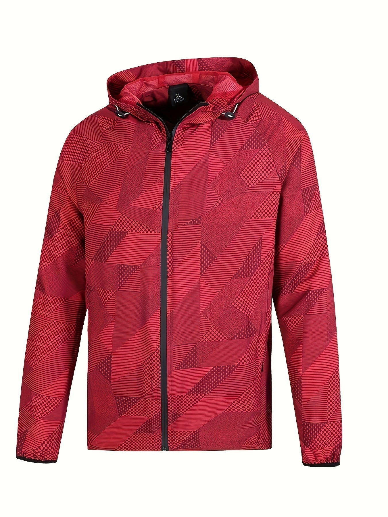 Tom | Men's Color Block Hooded Zip Jacket