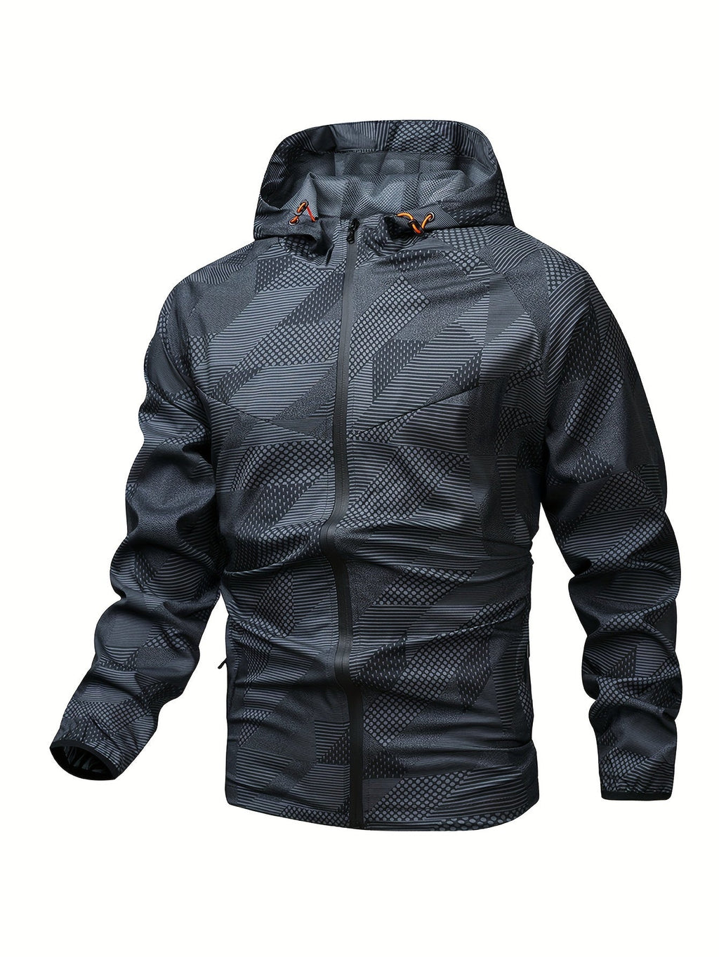 Tom | Men's Color Block Hooded Zip Jacket