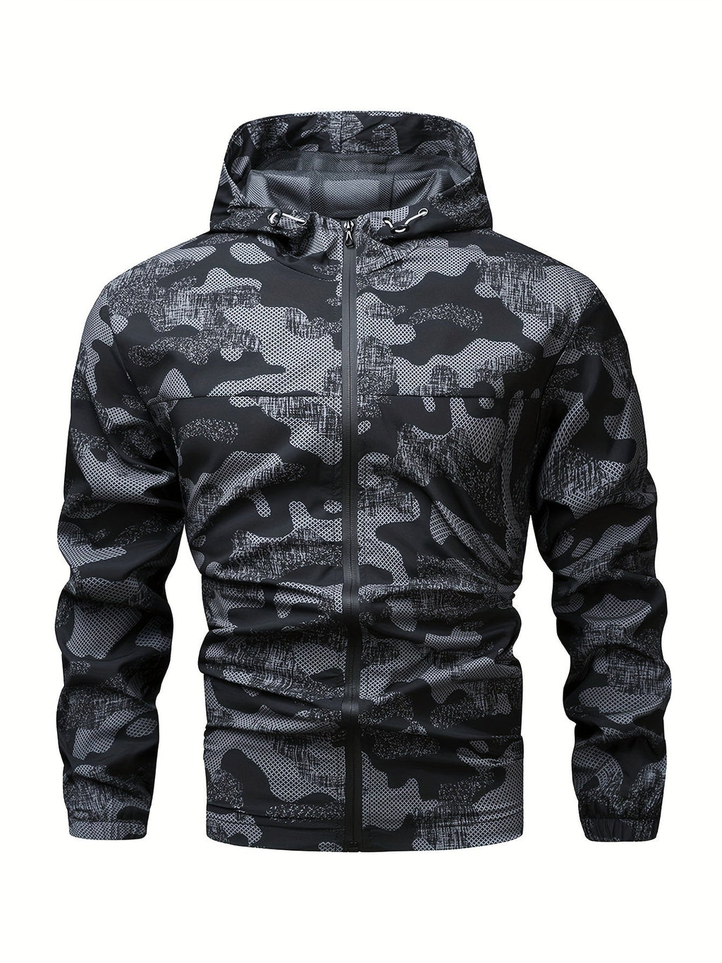 Tom | Men's Color Block Hooded Zip Jacket