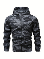 Tom | Men's Color Block Hooded Zip Jacket