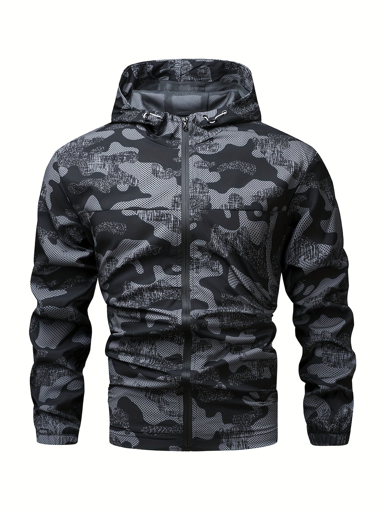 Tom | Men's Color Block Hooded Zip Jacket
