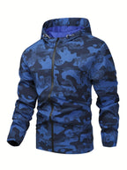 Tom | Men's Color Block Hooded Zip Jacket