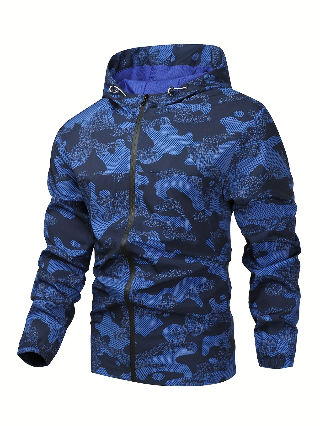 Tom | Men's Color Block Hooded Zip Jacket