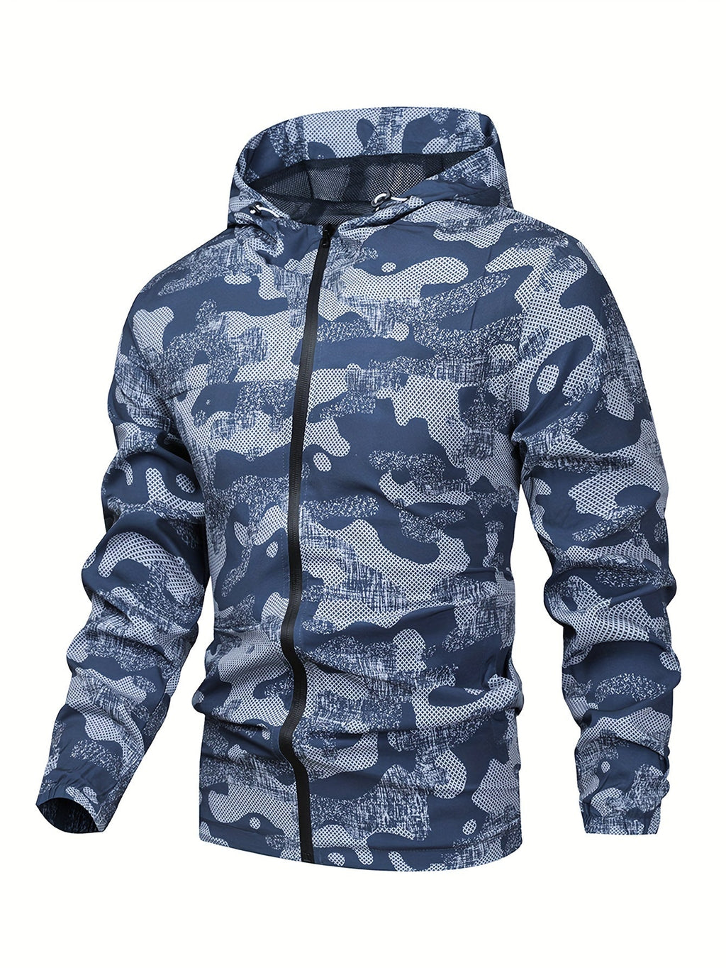 Tom | Men's Color Block Hooded Zip Jacket