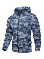 Tom | Men's Color Block Hooded Zip Jacket