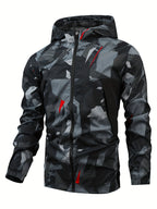 Tom | Men's Color Block Hooded Zip Jacket