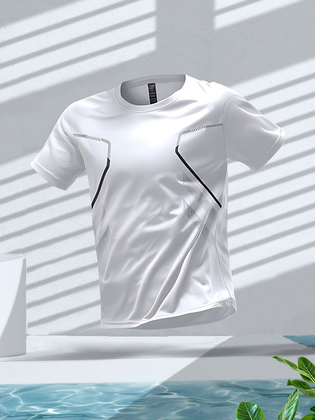 Tom | Vibrant Men's Quick-Dry Sports Shirt with Short Sleeves