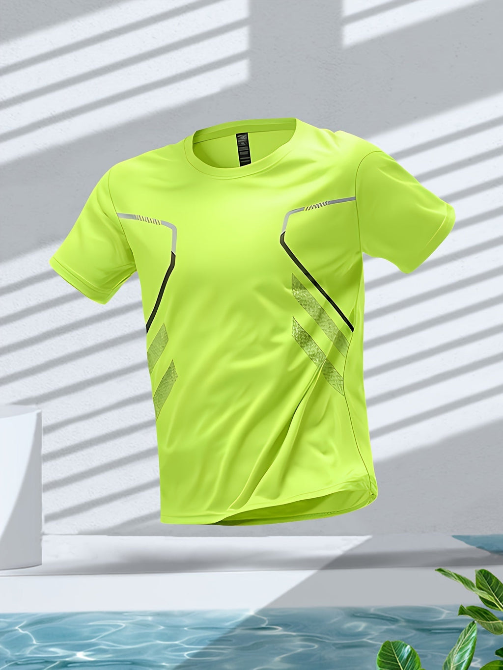 Tom | Vibrant Men's Quick-Dry Sports Shirt with Short Sleeves