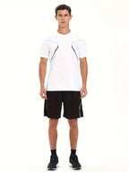 Tom | Vibrant Men's Quick-Dry Sports Shirt with Short Sleeves