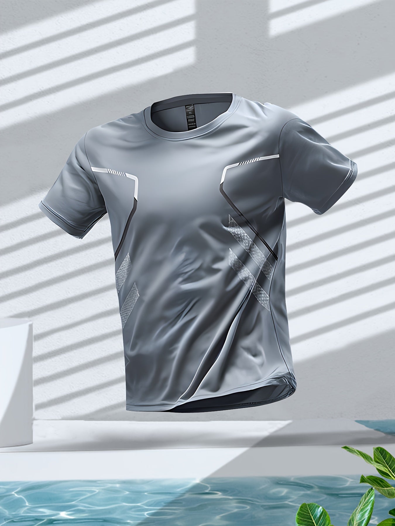 Tom | Vibrant Men's Quick-Dry Sports Shirt with Short Sleeves