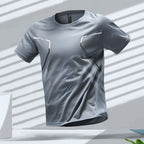 Tom | Vibrant Men's Quick-Dry Sports Shirt with Short Sleeves