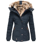 Tommy | Women's Collared Jacket with Faux Fur