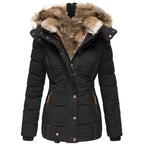 Tommy | Women's Collared Jacket with Faux Fur