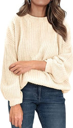 V-Neck Ribbed Sweater