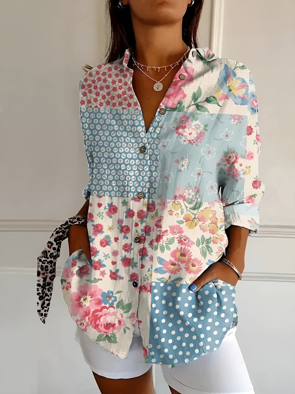 Imara - Printed Loose-Fit Blouse