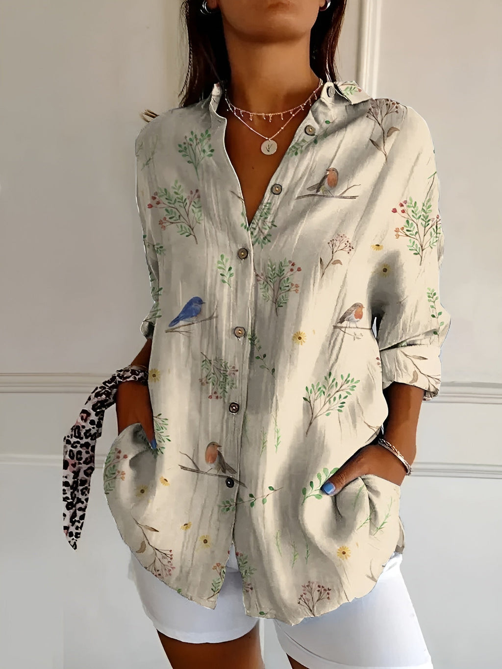 Imara - Printed Loose-Fit Blouse