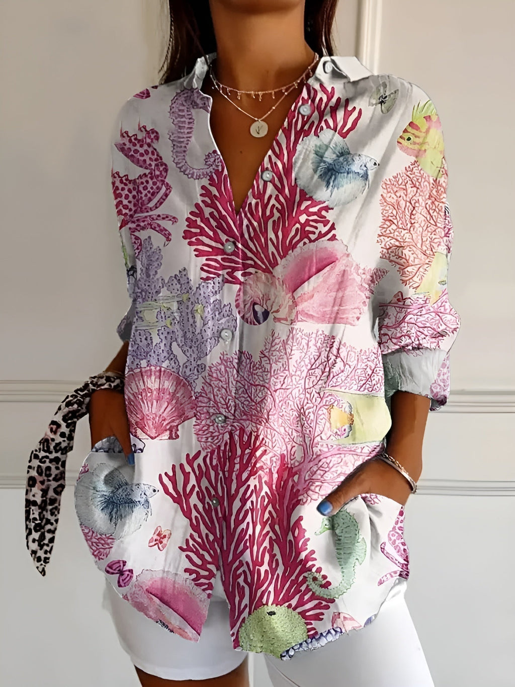 Imara - Printed Loose-Fit Blouse