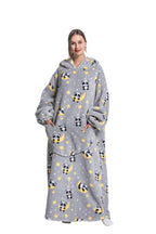 ICEY - Winter Fleece Hoodie Blanket