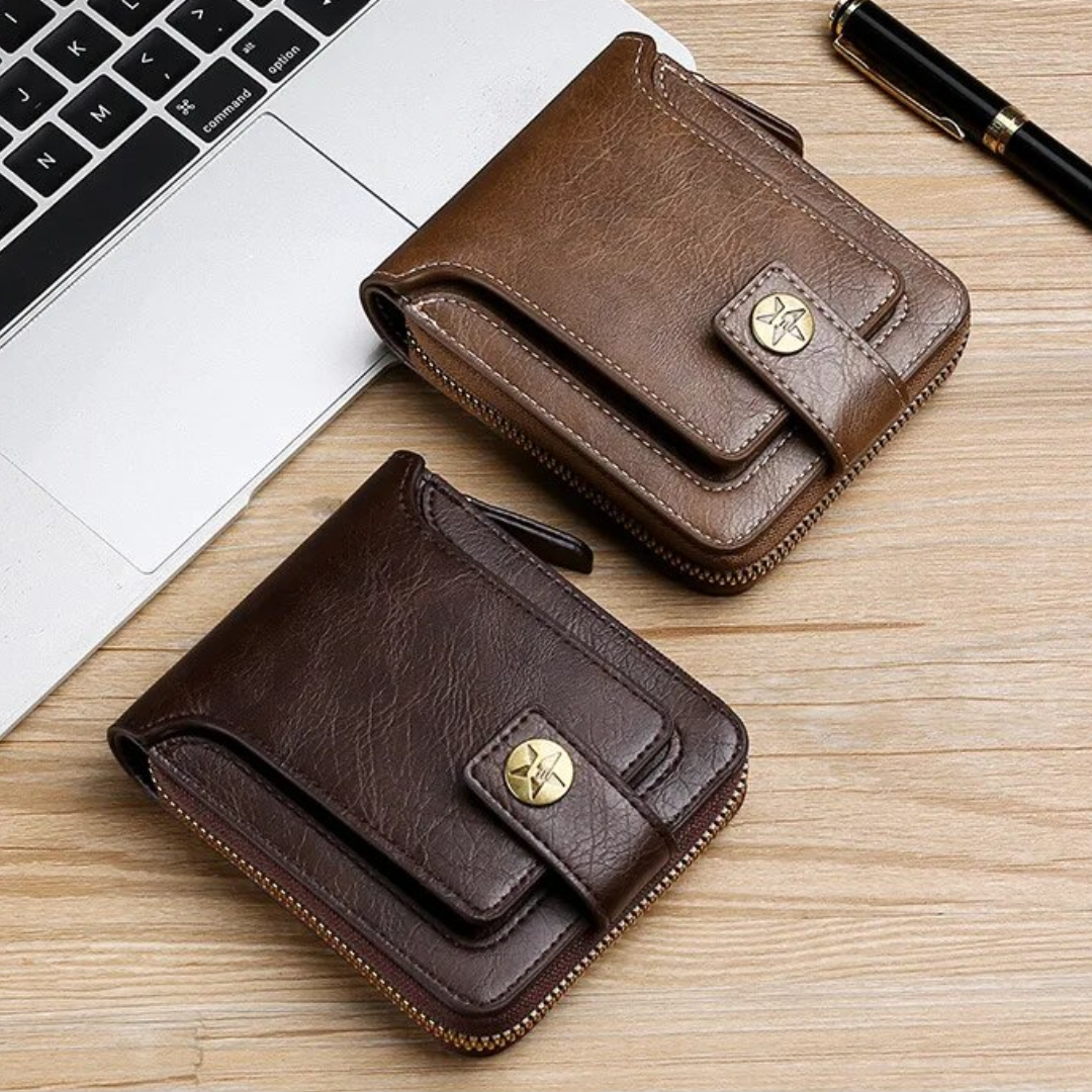 Classic Vintage Leather Wallet | Timeless & Elegant