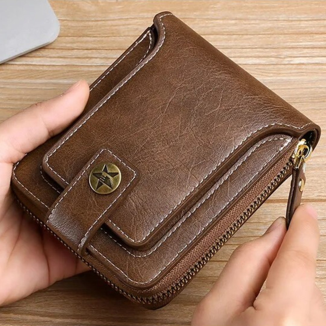 Classic Vintage Leather Wallet | Timeless & Elegant