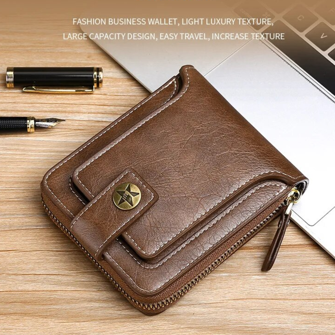 Classic Vintage Leather Wallet | Timeless & Elegant