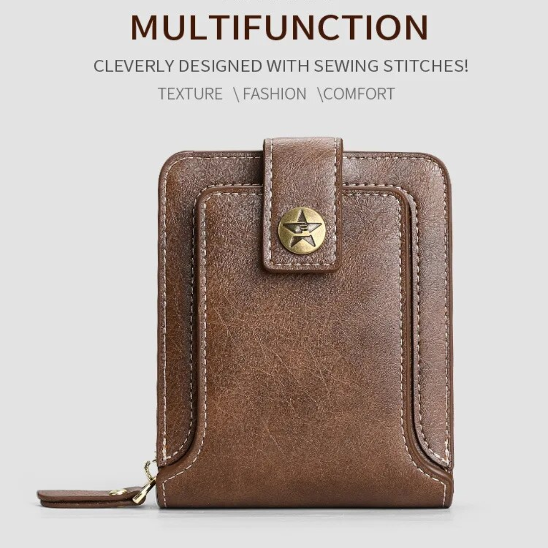 Classic Vintage Leather Wallet | Timeless & Elegant