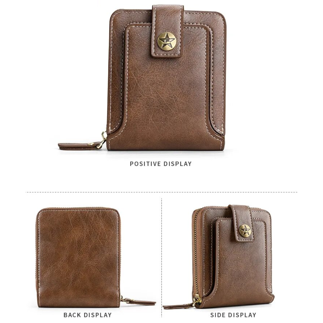 Classic Vintage Leather Wallet | Timeless & Elegant