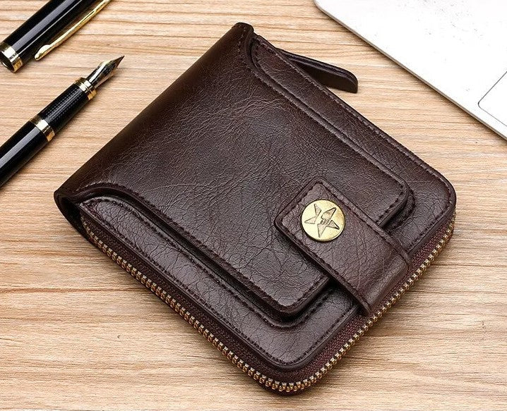 Classic Vintage Leather Wallet | Timeless & Elegant