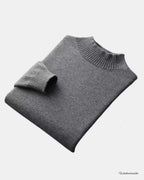 Wool Half Jumper by Mercurius Dark Grey / S