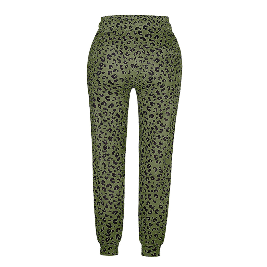 Xandra | Leopard Print Women's Trousers
