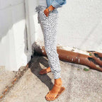 Xandra | Leopard Print Women's Trousers