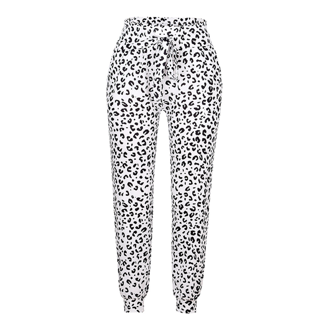 Xandra | Leopard Print Women's Trousers
