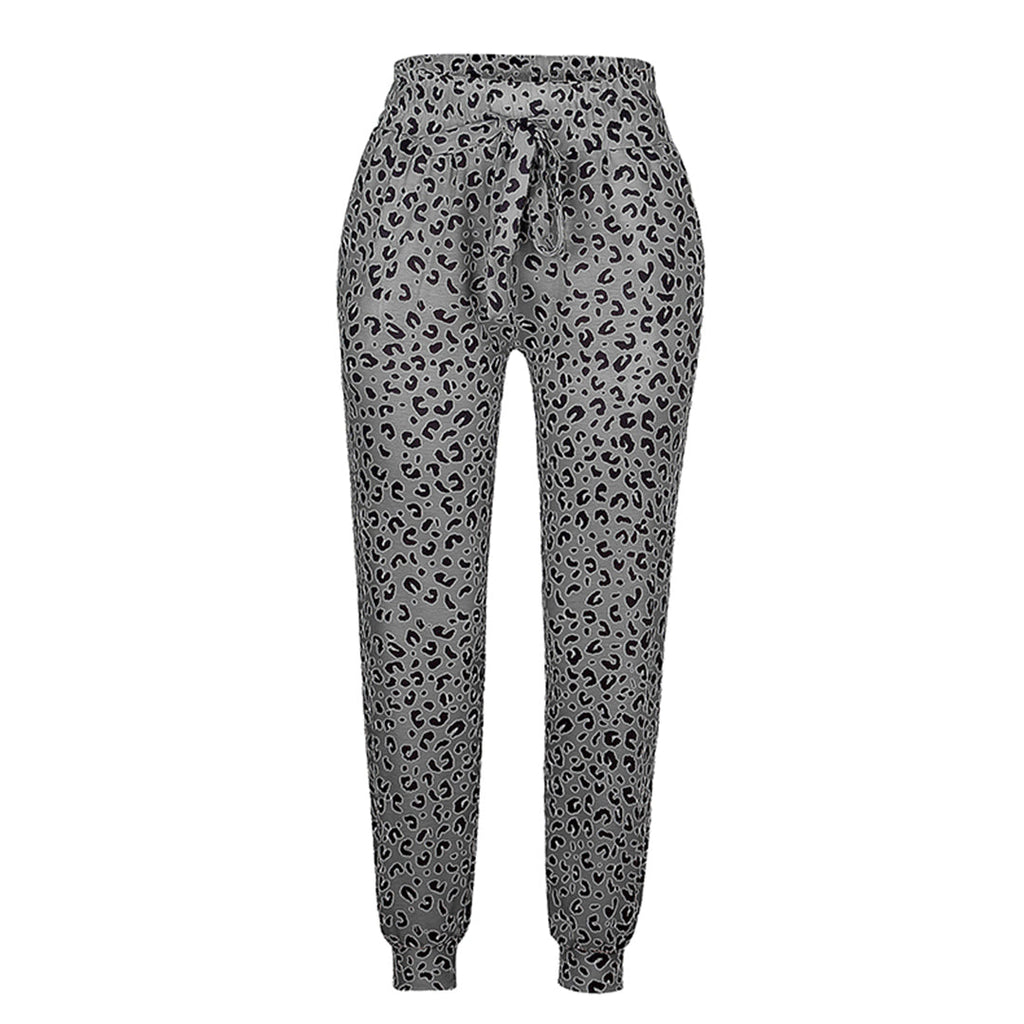 Xandra | Leopard Print Women's Trousers