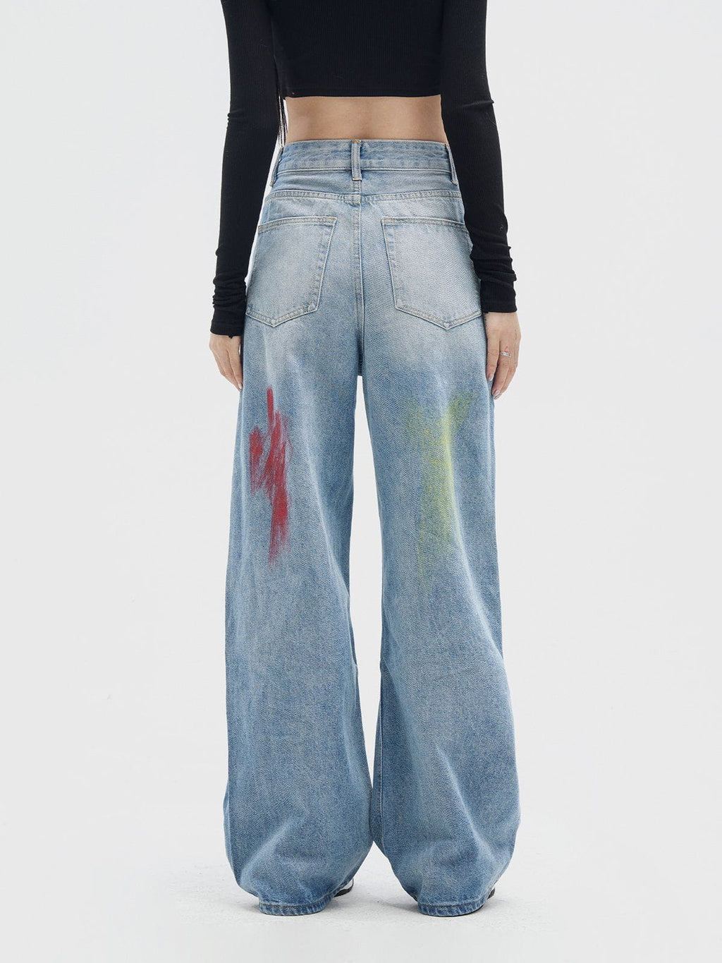 Yaki | Women's Graffiti-Patterned Fashion Trousers