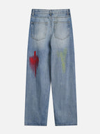 Yaki | Women's Graffiti-Patterned Fashion Trousers