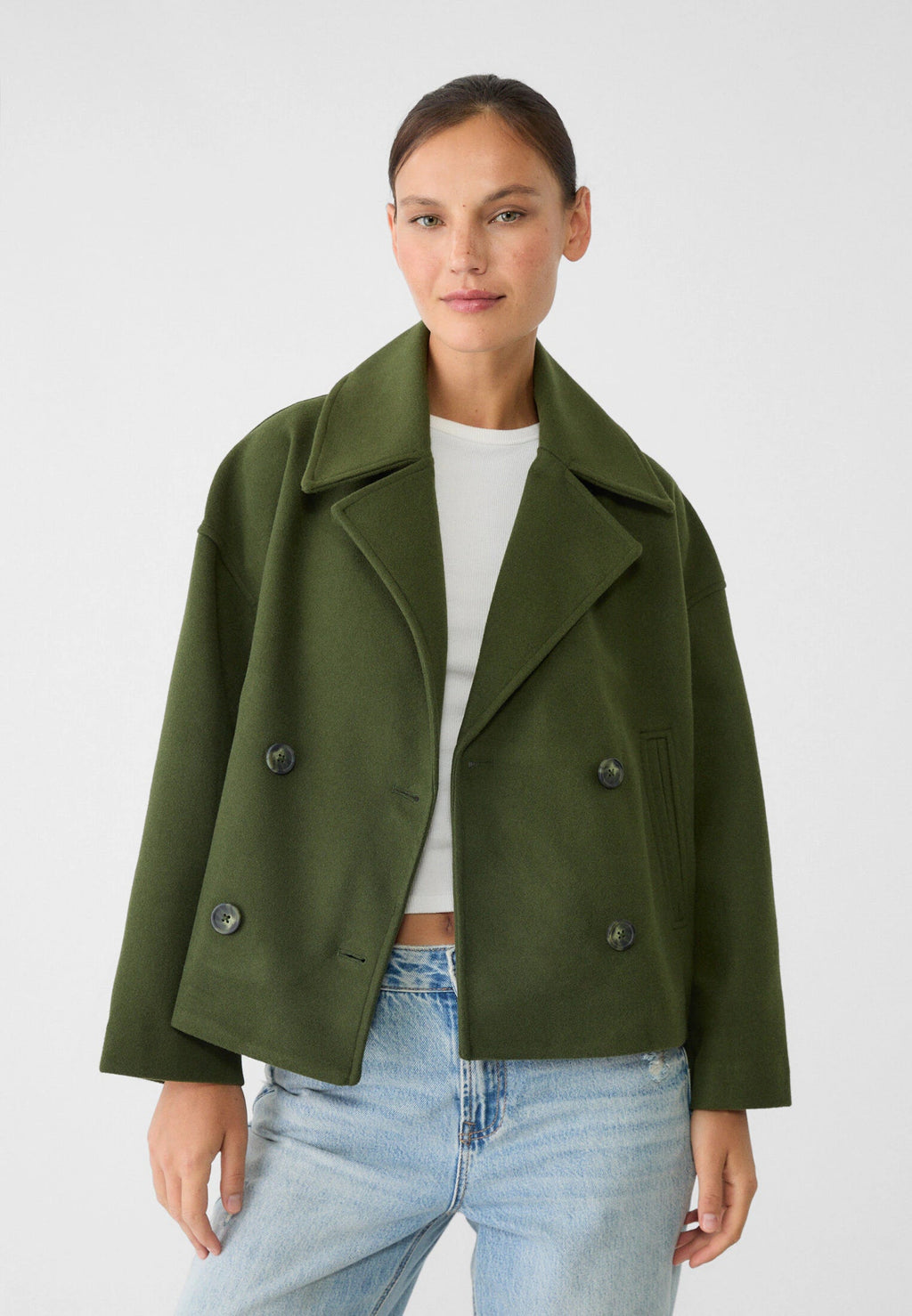 Zoe | Chic Short Double-Breasted Blazer