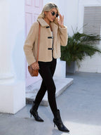 Zoey | Chic Beige Teddy Coat for Cozy Winter Wear